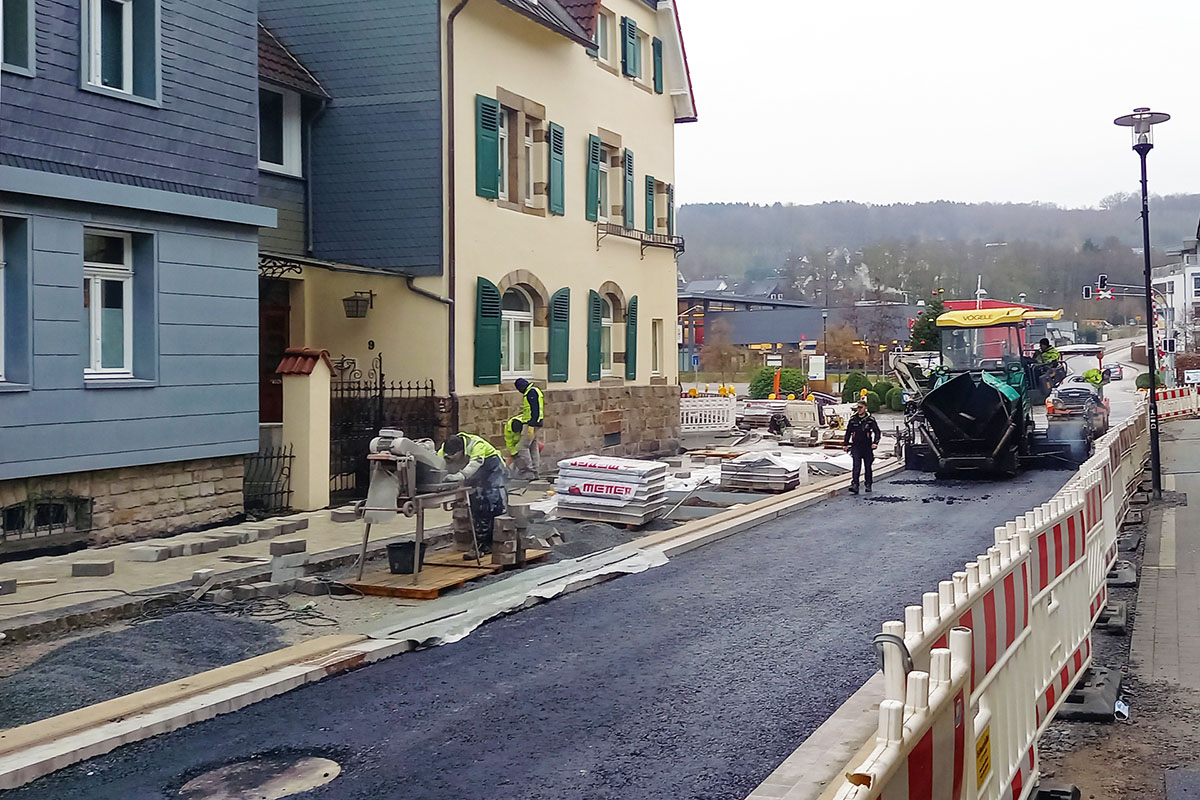Bfstrasse Asphaltierung
