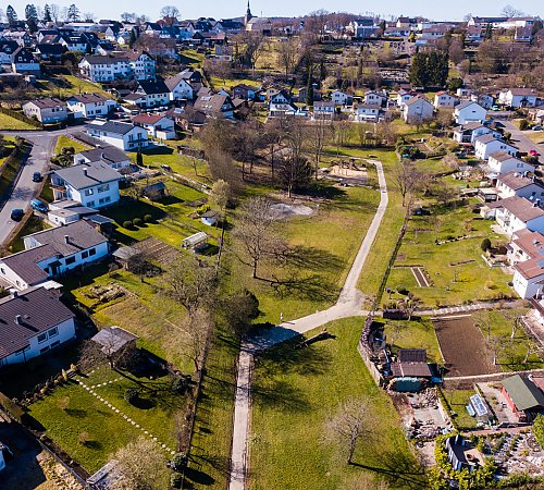 Der Nösnerlandpark, aufgenommen von einer Drohne. Foto: Stadt Wiehl